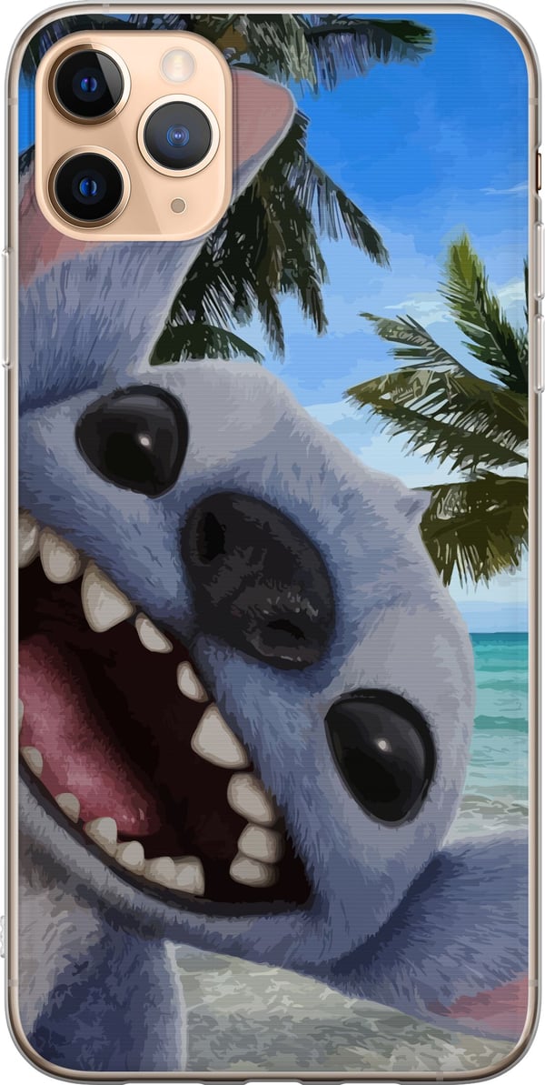 Kompatibelt Mobildeksel til Apple iPhone 11 Pro Max Stitch mobildeksel med palmer i søtt vennskapsdesign.