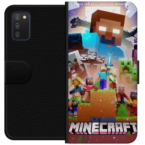 Kompatibelt Lommeboketui til Samsung Galaxy A03s Minecraft