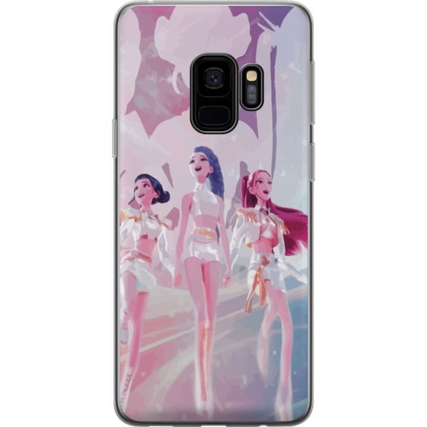 Kompatibel Mobilcover til Samsung Galaxy S9 K-Pop Demon Hunters sølvidoltrio – futuristisk K-pop-inspireret gruppedesign med glitrende scenetøj