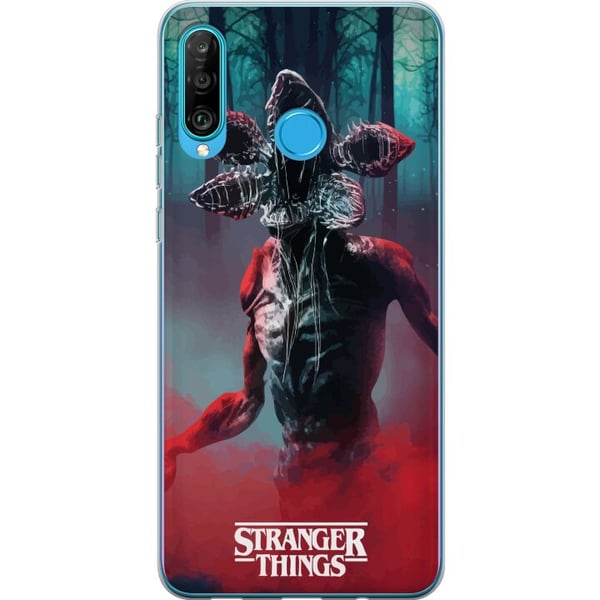 Kompatibelt Mobilskal till Huawei P30 lite Stranger Things Monster