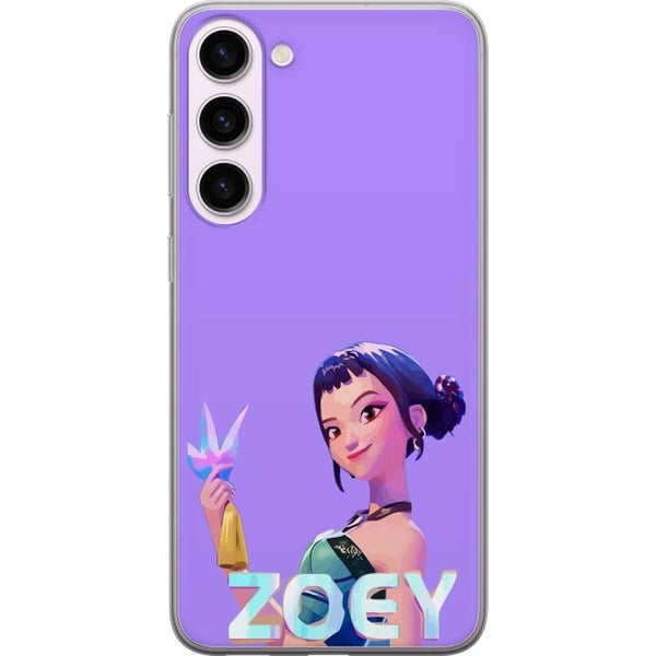 Kompatibel Mobilcover til Samsung Galaxy S23+ Kpop Dæmonjægere Zoey Krystalvåben Mystisk glød Idolæstetik Kompatibel Mobilcover til Samsung Galaxy S23+ Kpop Dæmonjægere Zoey Krystalvåben Mystisk glød Idolæstetik