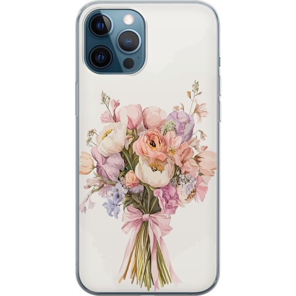 Kompatibelt Mobildeksel til Apple iPhone 12 Pro Mobildeksel med fargerikt blomsterbukett i romantisk stil Kompatibelt Mobildeksel til Apple iPhone 12 Pro Mobildeksel med fargerikt blomsterbukett i romantisk stil