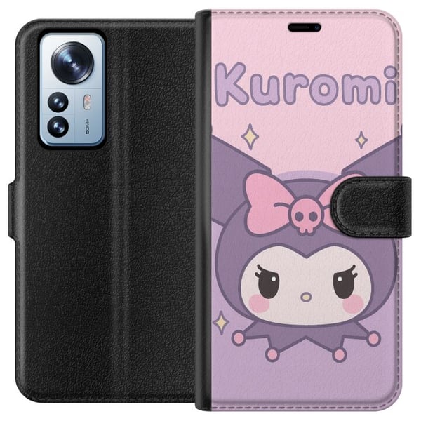 Kompatibelt Plånboksfodral till Xiaomi 12 Pro Kuromi Kawaii
