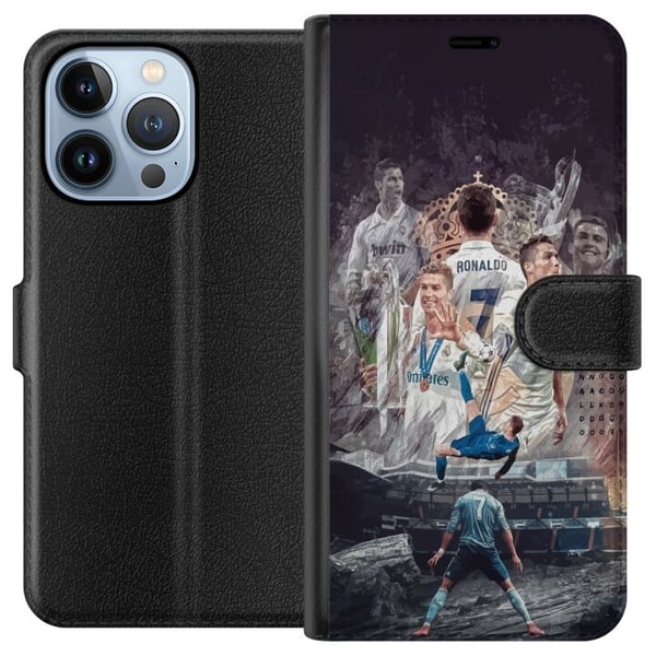 Yhteensopiva Lompakkokotelo Apple iPhone 13 Pro Cristiano Ronaldo Al-Nassr Portugali ikoninen maalintekokone ja maailmanlaajuinen supertähti, jolla o Yhteensopiva Lompakkokotelo Apple iPhone 13 Pro Cristiano Ronaldo Al-Nassr Portugali ikoninen maalintekokone ja maailmanlaajuinen supertähti, jolla o