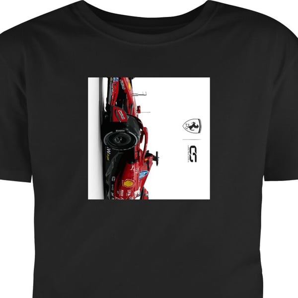 T-Shirt Formel 1 Racing Svart Medium