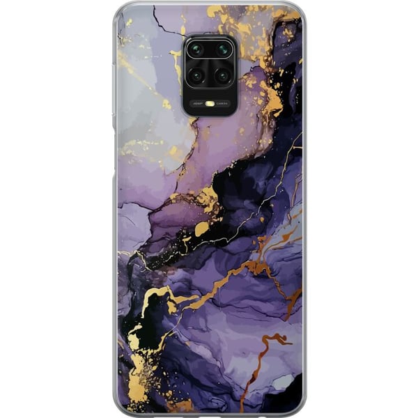 Kompatibel Mobilcover til Xiaomi Redmi Note 9S Lilla Marmor