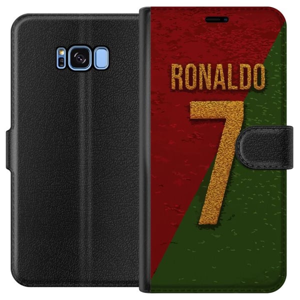 Kompatibelt Plånboksfodral till Samsung Galaxy S8 Ronaldo Kompatibelt Plånboksfodral till Samsung Galaxy S8 Ronaldo