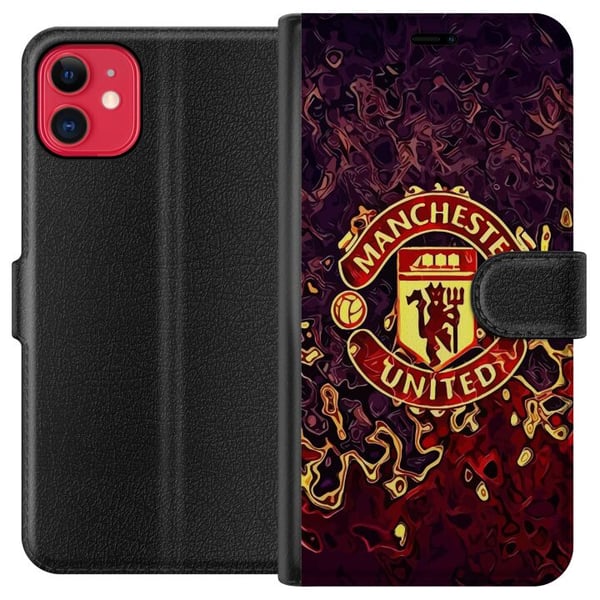 Kompatibel Tegnebogsetui til Apple iPhone 11 Manchester United Kompatibel Tegnebogsetui til Apple iPhone 11 Manchester United