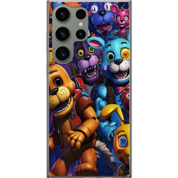 Kompatibel Mobilcover til Samsung Galaxy S23 Ultra Farverige animatroniske figurer med neonlys og en intens skrækinspireret spiloplevelse Kompatibel Mobilcover til Samsung Galaxy S23 Ultra Farverige animatroniske figurer med neonlys og en intens skrækinspireret spiloplevelse
