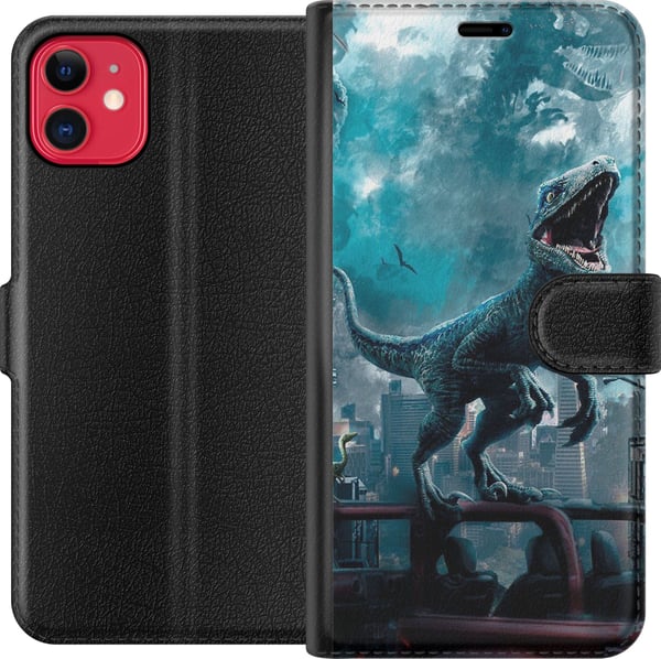 Yhteensopiva Lompakkokotelo Apple iPhone 11 Jurassic World Dominion