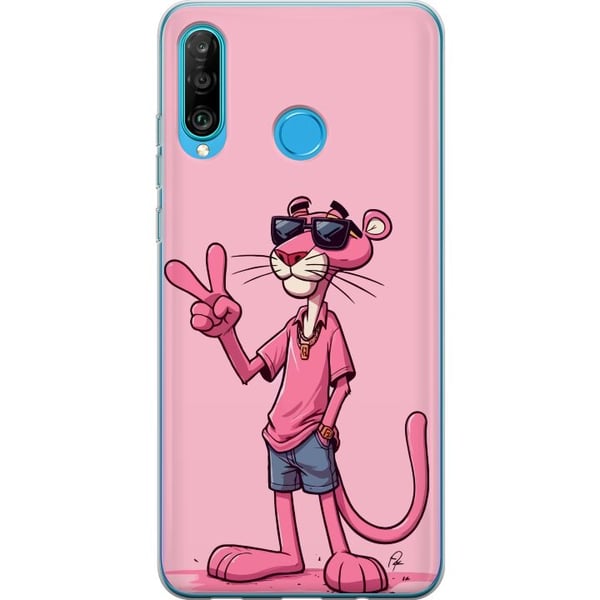 Kompatibel Mobilcover til Huawei P30 lite Pink Panter Peace