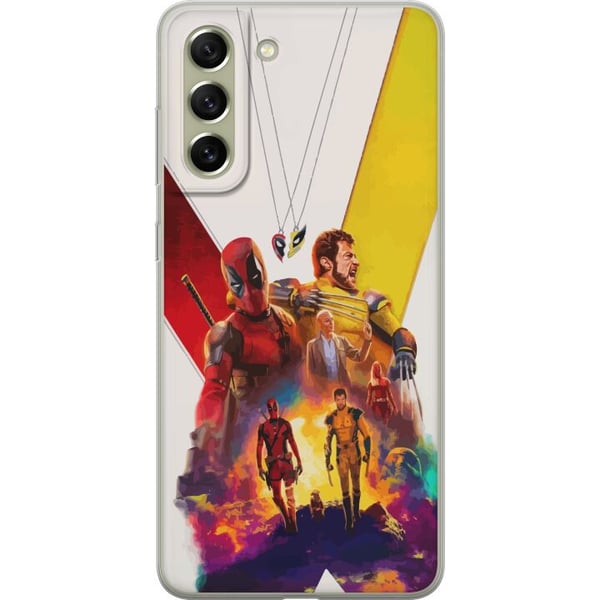 Kompatibelt Mobilskal till Samsung Galaxy S21 FE 5G Wolverine Deadpool