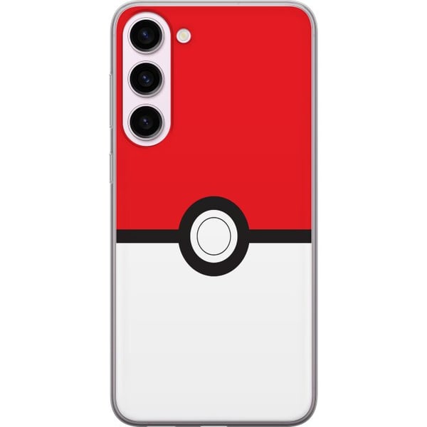 Kompatibel Mobilcover til Samsung Galaxy S23+ Classic Ball retro-gamingdesign i ikonisk rød og hvid stil, perfekt til spilentusiaster og et nostalgis