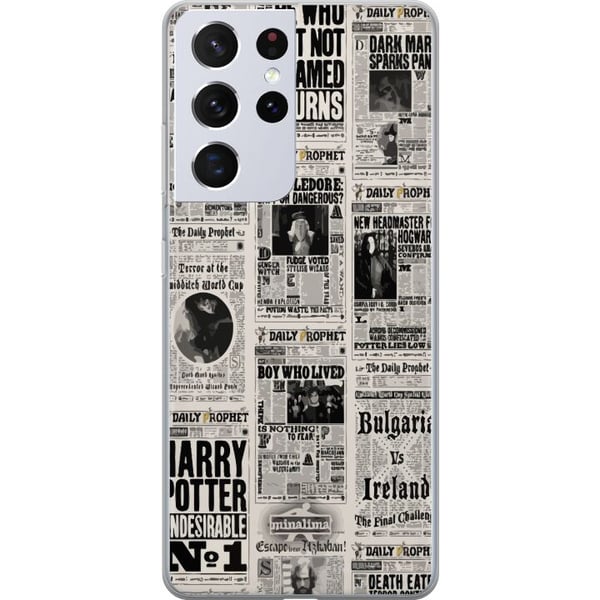 Kompatibelt Mobilskal till Samsung Galaxy S21 Ultra 5G Harry Potter Tidning Kompatibelt Mobilskal till Samsung Galaxy S21 Ultra 5G Harry Potter Tidning