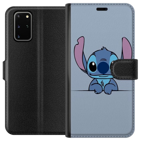 Kompatibelt Plånboksfodral till Samsung Galaxy S20+ Lilo & Stitch Kompatibelt Plånboksfodral till Samsung Galaxy S20+ Lilo & Stitch