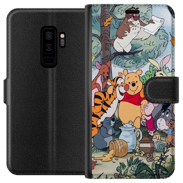 Yhteensopiva Lompakkokotelo Samsung Galaxy S9+ Nalle Puh ja hänen ystävänsä Yhteensopiva Lompakkokotelo Samsung Galaxy S9+ Nalle Puh ja hänen ystävänsä