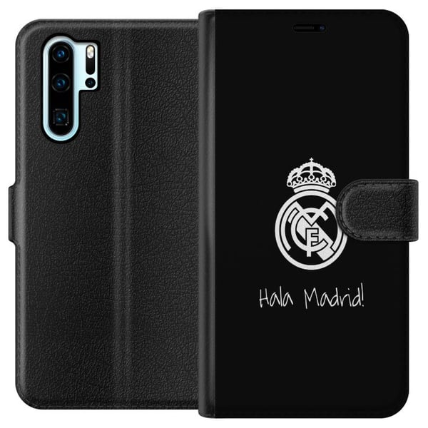 Kompatibel Tegnebogsetui til Huawei P30 Pro Real Madrid Kompatibel Tegnebogsetui til Huawei P30 Pro Real Madrid