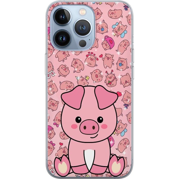 Kompatibelt Mobildeksel til Apple iPhone 13 Pro Kawaii Gris Søt Rosa Dyr Anime Kompatibelt Mobildeksel til Apple iPhone 13 Pro Kawaii Gris Søt Rosa Dyr Anime