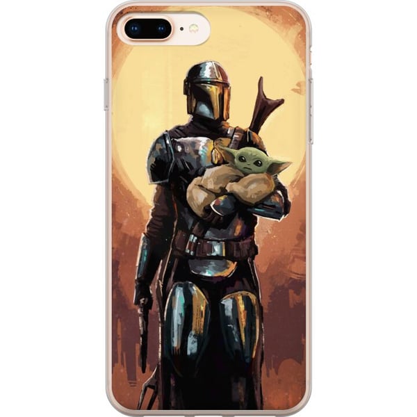 Kompatibel Mobilcover til Apple iPhone 8 Plus Baby Yoda Kompatibel Mobilcover til Apple iPhone 8 Plus Baby Yoda