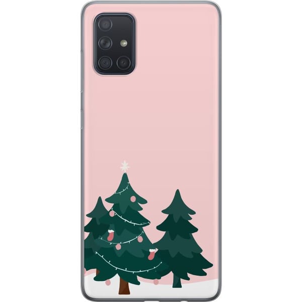 Kompatibel Mobilcover til Samsung Galaxy A71 Juletræer Glædelig Jul