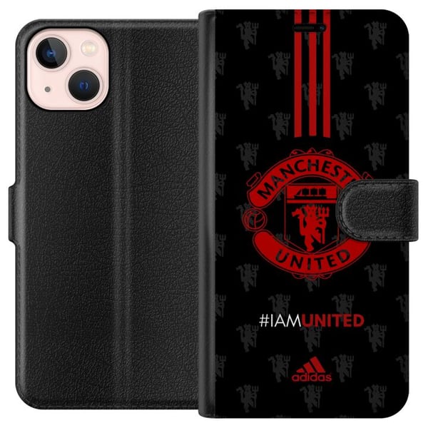 Kompatibelt Plånboksfodral till Apple iPhone 13 mini Manchester United FC