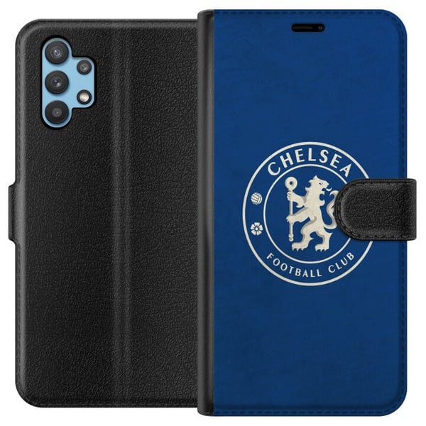 Yhteensopiva Lompakkokotelo Samsung Galaxy A32 5G Chelsea jalkapalloseura