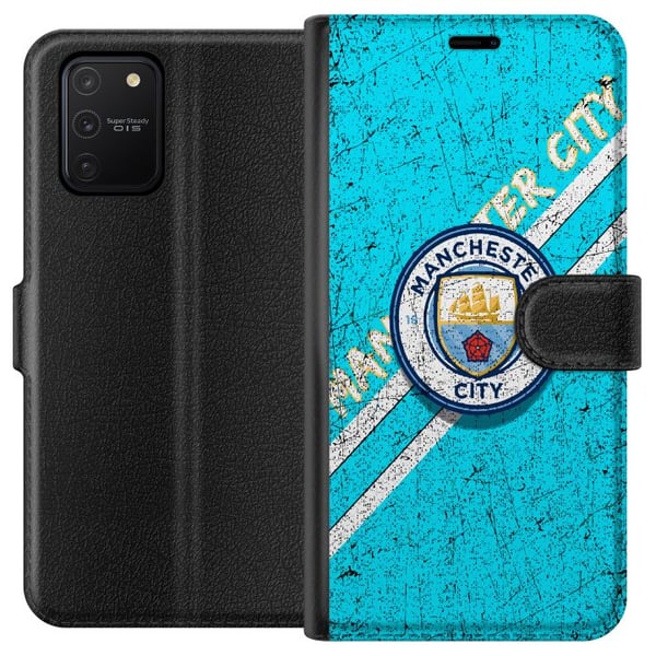 Kompatibelt Lommeboketui til Samsung Galaxy S10 Lite Manchester City Fotball Premierklubb Kompatibelt Lommeboketui til Samsung Galaxy S10 Lite Manchester City Fotball Premierklubb