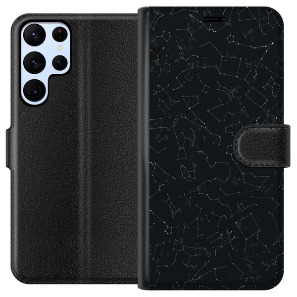 Yhteensopiva Lompakkokotelo Samsung Galaxy S22 Ultra 5G Tähtitaivas