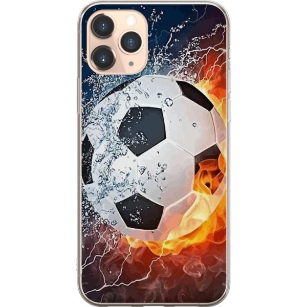 Kompatibelt Mobilskal till Apple iPhone 11 Pro Fotboll Eld