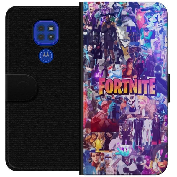 Kompatibel Tegnebogsetui til Motorola Moto G9 Play Fortnite
