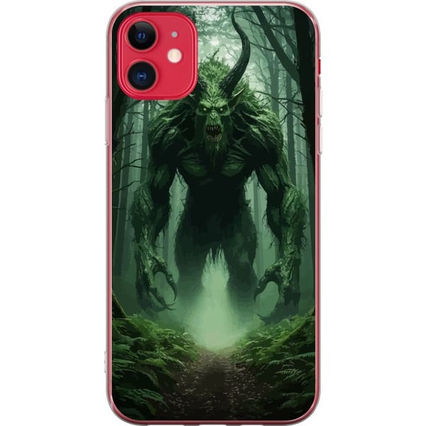 Kompatibelt Mobilskal till Apple iPhone 11 Forest Monster Fantasy Creature Dark
