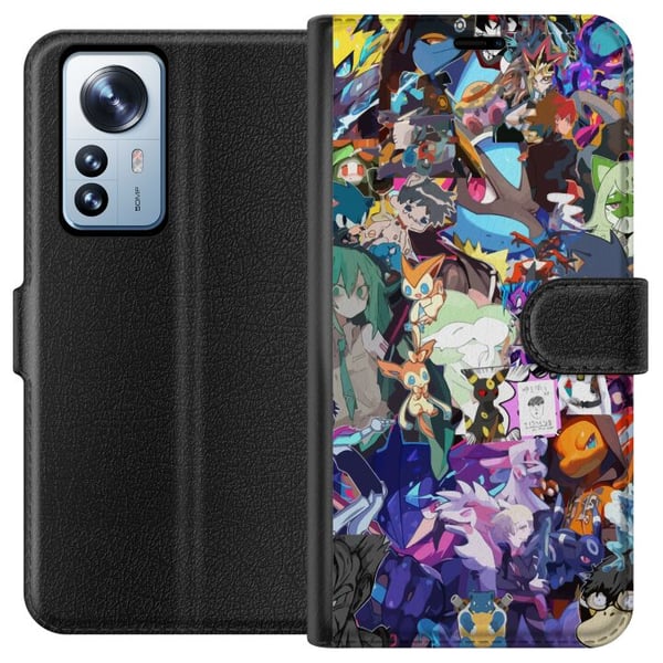 Yhteensopiva Lompakkokotelo Xiaomi 12 Pro Pokémon Blaze