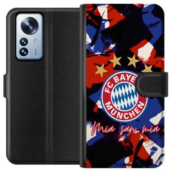Kompatibelt Plånboksfodral till Xiaomi 12 Pro FC Bayern Munich
