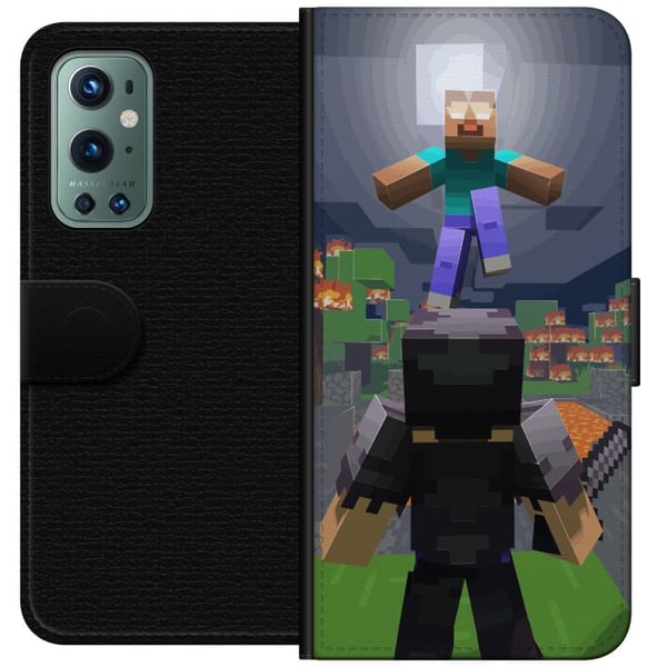 Kompatibelt Lommeboketui til OnePlus 9 Pro Minecraft