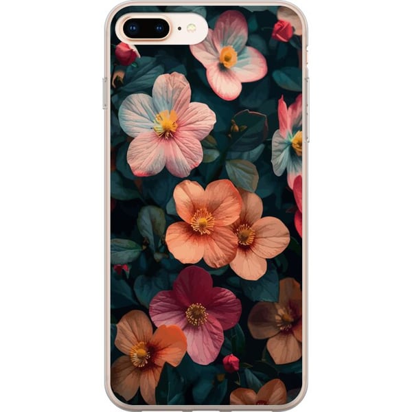 Yhteensopiva Puhelinkuori Apple iPhone 8 Plus Kukat Yhteensopiva Puhelinkuori Apple iPhone 8 Plus Kukat