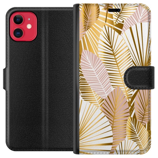 Kompatibel Tegnebogsetui til Apple iPhone 11 Guld Kompatibel Tegnebogsetui til Apple iPhone 11 Guld