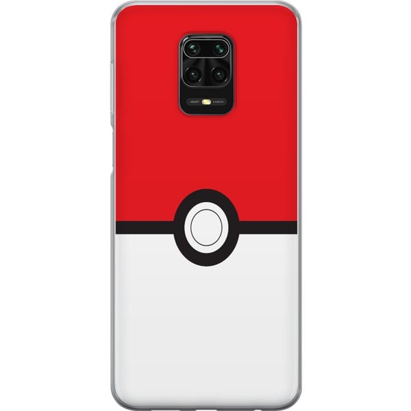 Kompatibel Mobilcover til Xiaomi Redmi Note 9S Classic Ball retro-gamingdesign i ikonisk rød og hvid stil, perfekt til spilentusiaster og et nostalgi