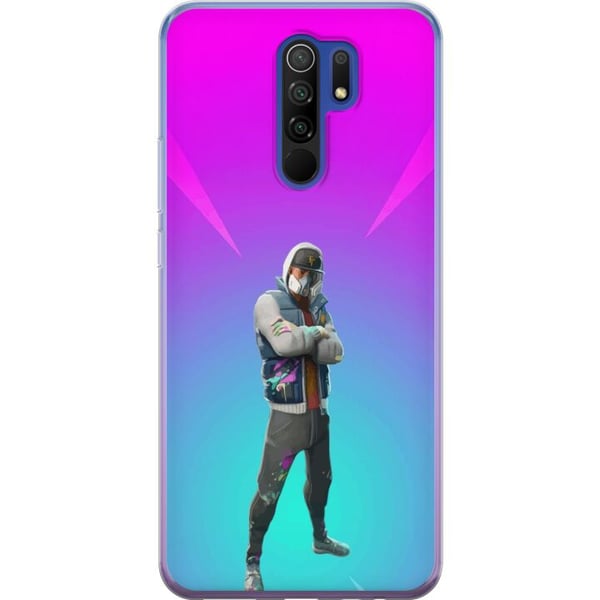Kompatibelt Mobilskal till Xiaomi Redmi 9 black knight fortnite
