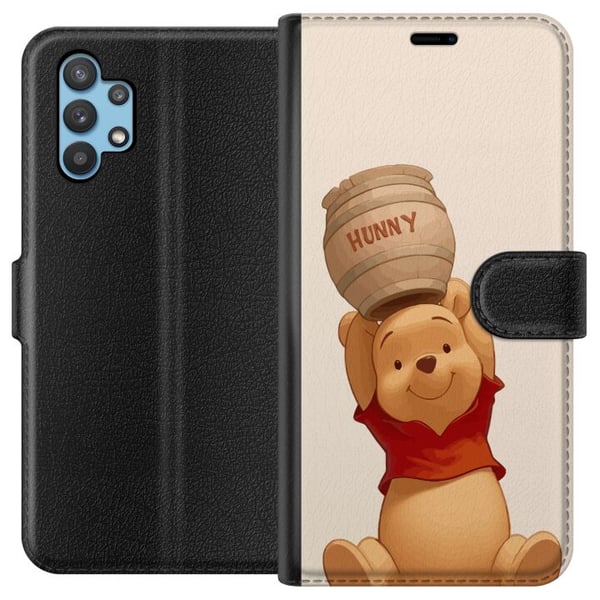 Kompatibelt Plånboksfodral till Samsung Galaxy A32 5G Winnie Pooh Honey Disney Character