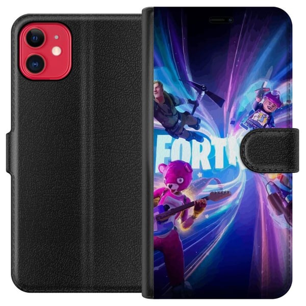 Kompatibel Tegnebogsetui til Apple iPhone 11 Fortnite Kompatibel Tegnebogsetui til Apple iPhone 11 Fortnite
