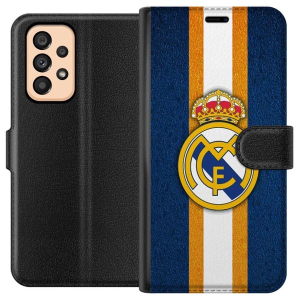 Kompatibel Tegnebogsetui til Samsung Galaxy A53 5G Real Madrid CF