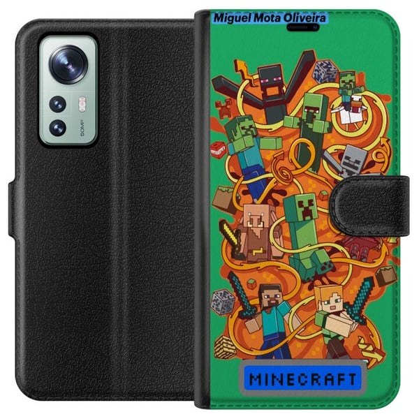 Yhteensopiva Lompakkokotelo Xiaomi 12 Minecraft