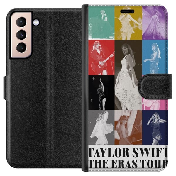 Kompatibelt Lommeboketui til Samsung Galaxy S21 Taylor Swift Kompatibelt Lommeboketui til Samsung Galaxy S21 Taylor Swift