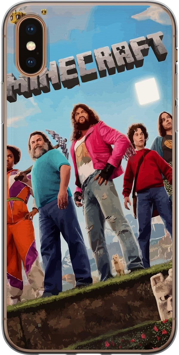 Kompatibelt Mobildeksel til Apple iPhone XS A Minecraft Movie