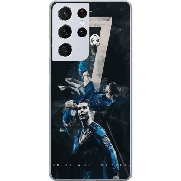 Kompatibel Mobilcover til Samsung Galaxy S21 Ultra 5G Ronaldo Kompatibel Mobilcover til Samsung Galaxy S21 Ultra 5G Ronaldo