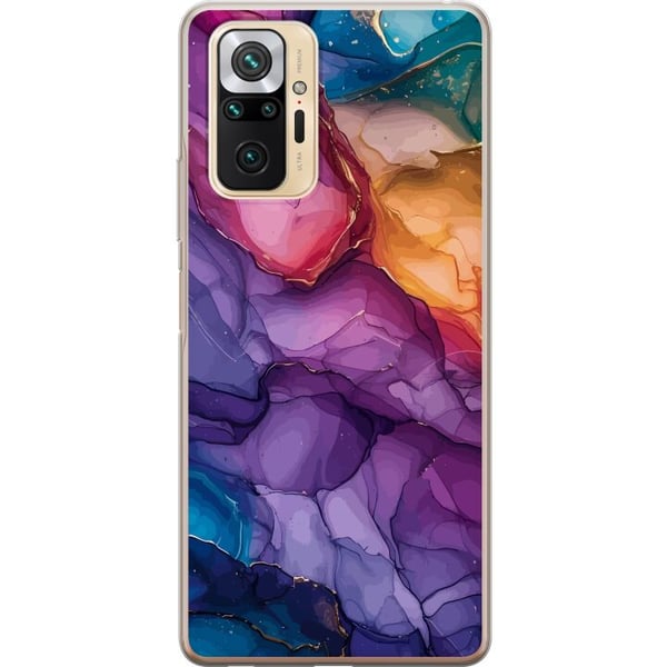 Kompatibelt Mobildeksel til Xiaomi Redmi Note 10 Pro Fargerike steiner