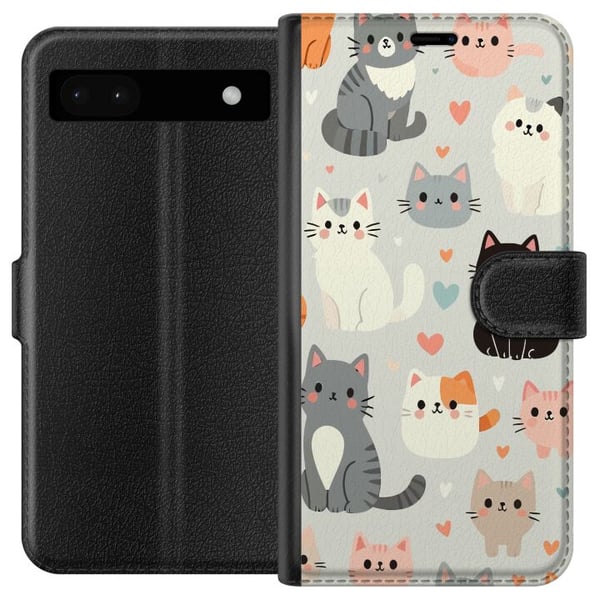 Yhteensopiva Lompakkokotelo Google Pixel 6a Kissoja