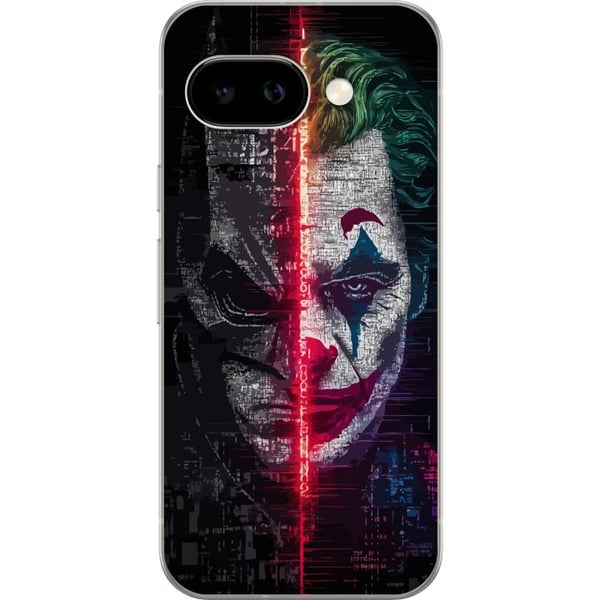 Yhteensopiva Puhelinkuori Google Pixel 9a Batman Joker juliste DC Comics Gotham pahikset jaettu kasvot Dark Knight elokuva retro fanart sankari roist