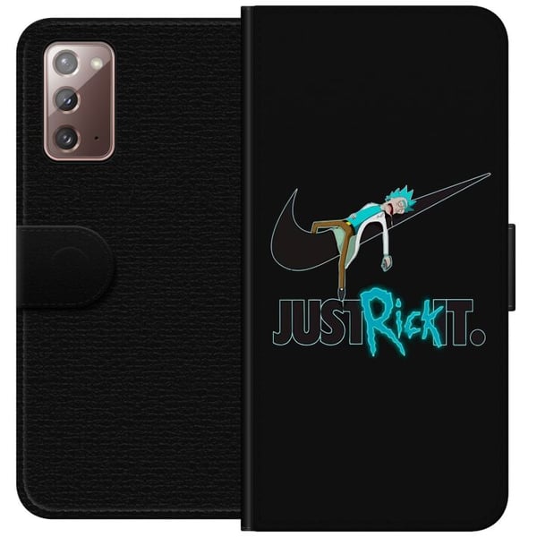 Kompatibelt Lommeboketui til Samsung Galaxy Note20 Bare Rick Det.