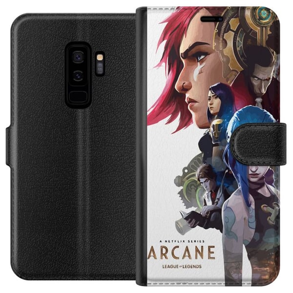 Kompatibelt Lommeboketui til Samsung Galaxy S9+ League of Legends Kompatibelt Lommeboketui til Samsung Galaxy S9+ League of Legends